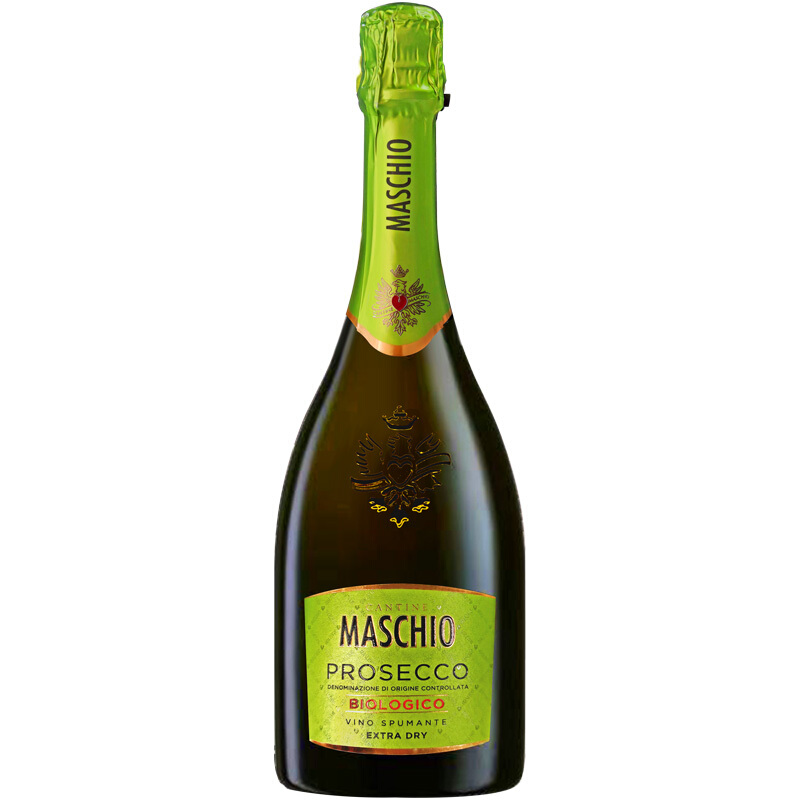 意大利原瓶进口干型起泡酒 玛斯乔Prosecco普赛克（普罗塞克）气泡葡萄酒 桃白起泡酒单支装