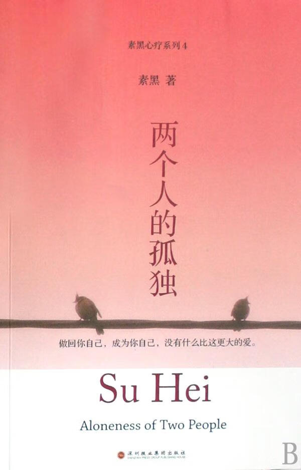 两个人的孤独 素黑【正版书】