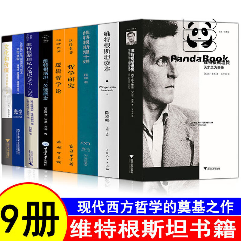 维特根斯坦书籍 维特根斯坦传 维特根斯坦十讲 逻辑哲学论 哲学研究