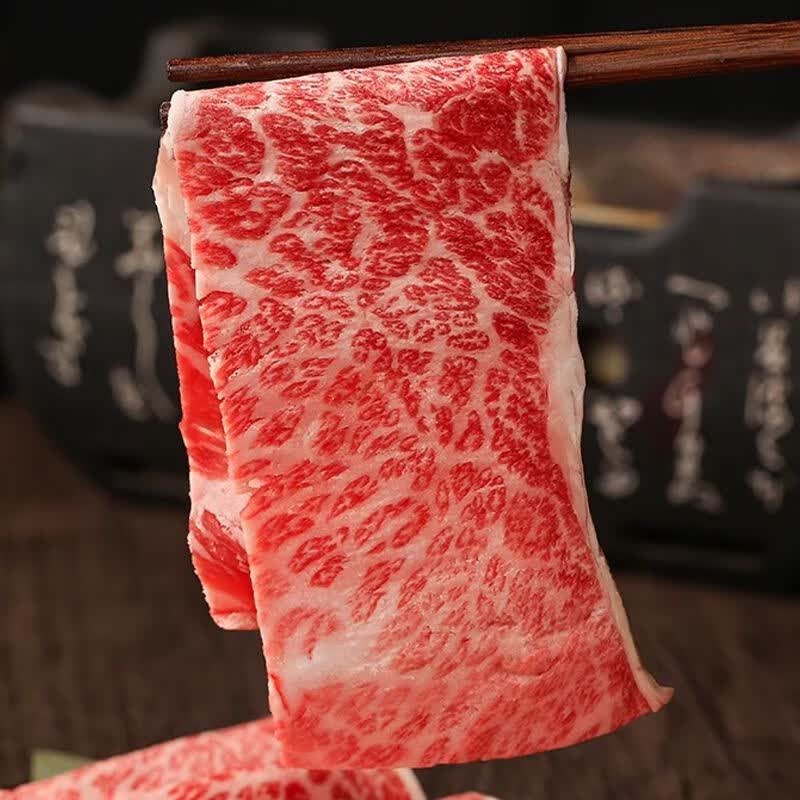 抢鲜队安格斯M5肥牛片谷饲原切肥牛卷新鲜雪花牛肉火锅菜品 安格斯M5 肥牛卷250G*1盒怎么看?