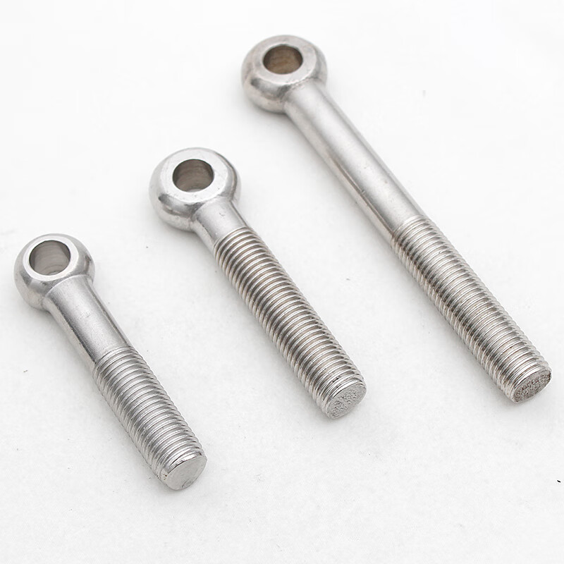 蕴璞304不锈钢活接螺丝杆吊环鱼眼活节加长螺杆带孔螺栓m16m18m20m24.