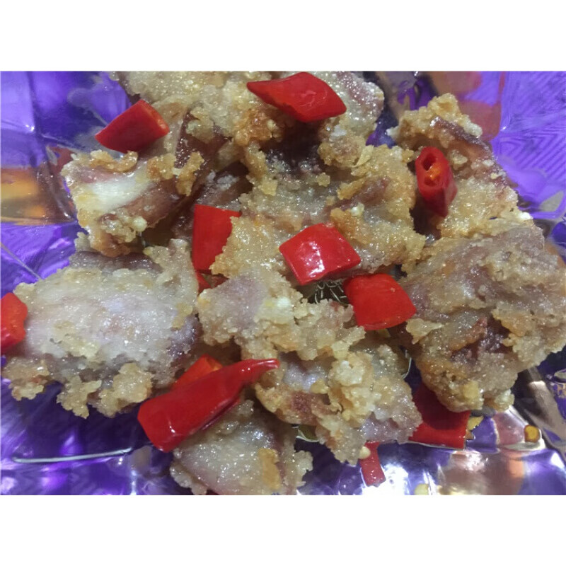 虎钢馋酸肉湖南湘西土特产腌酸肉500克面渣粉蒸腌肉农家 廋肉偏多1斤