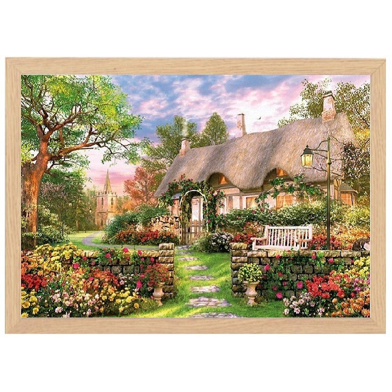 【配实木框】英伦小屋-70x50厘米