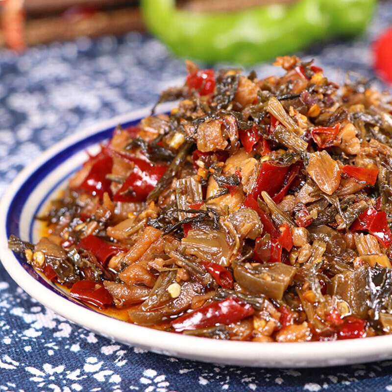 虎钢馋外婆菜下饭菜湖南湘西特产农家小菜香辣菜咸菜萝卜干酱菜罐装