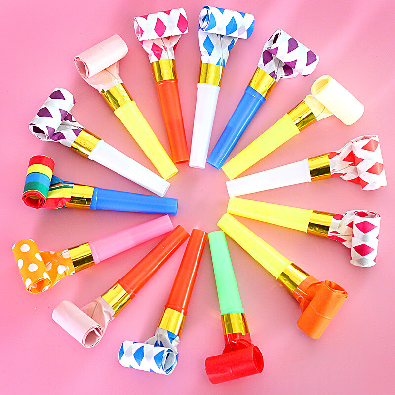 创京懿选吹吹卷创意儿童玩具小宝宝生日派对助兴喇叭可爱吹龙哨子伸缩