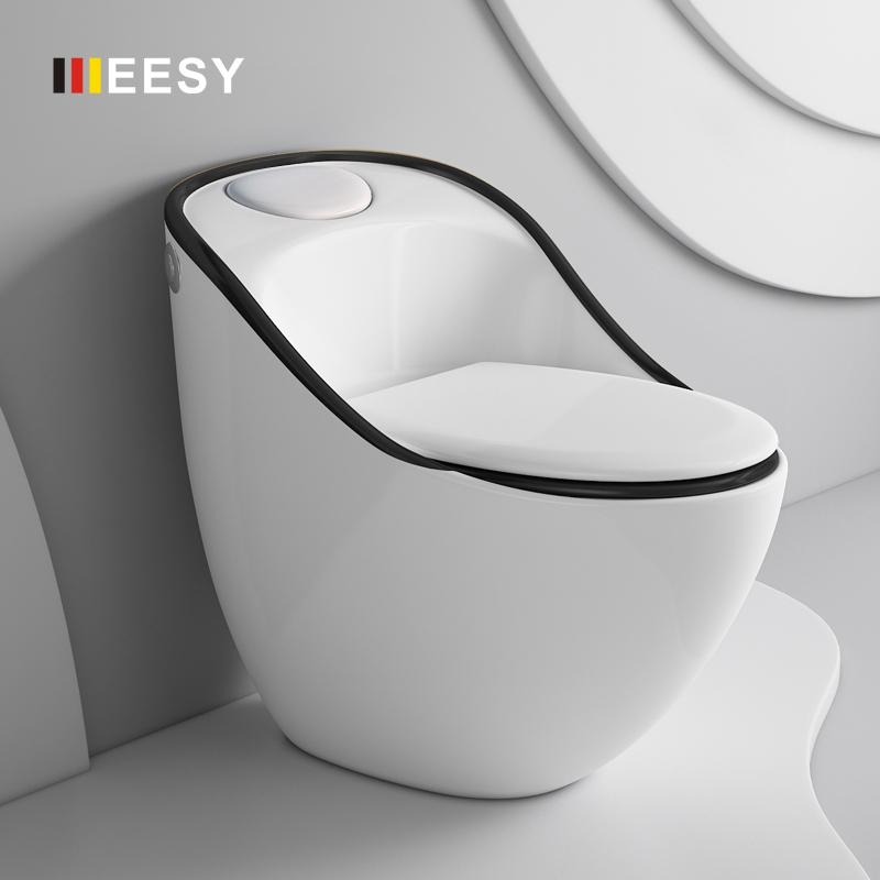 德国以至(iiieesy)个性创意马桶坐便器家用大管道大冲力虹吸式静音