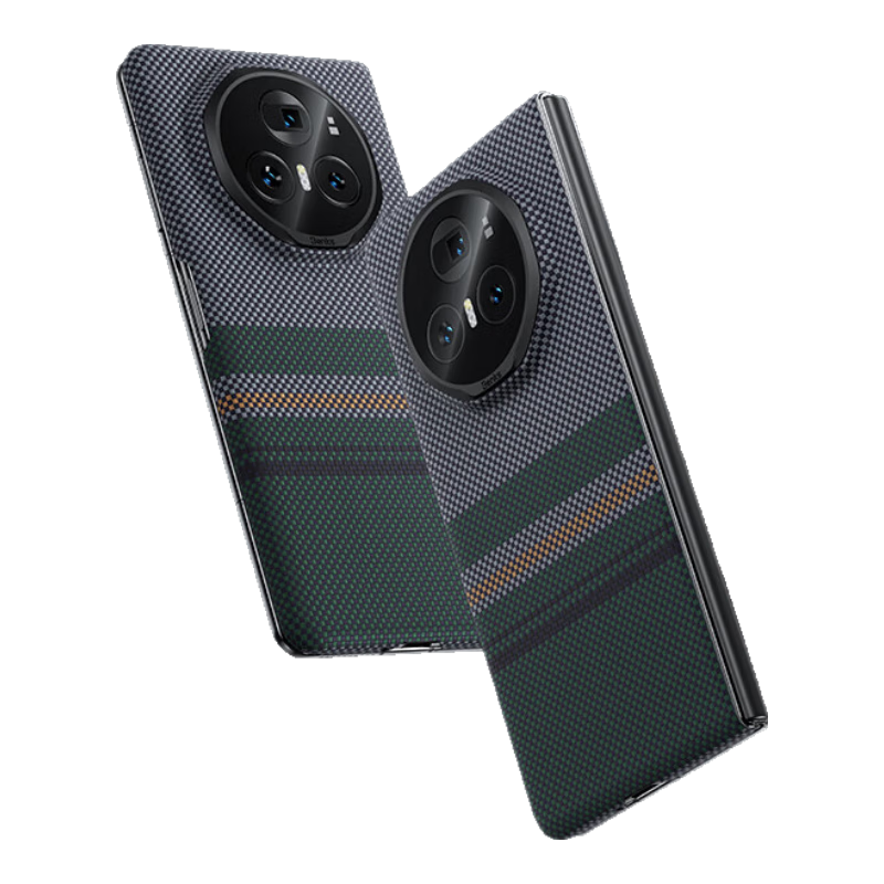 邦克仕（Benks）适用荣耀Magic V3手机壳Magic V3【凯芙拉】浮织磁吸保护壳轻薄高端极光保护套 黑色