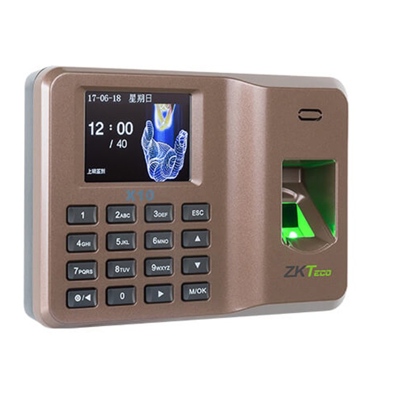 zkteco中控智慧x10指纹打卡机