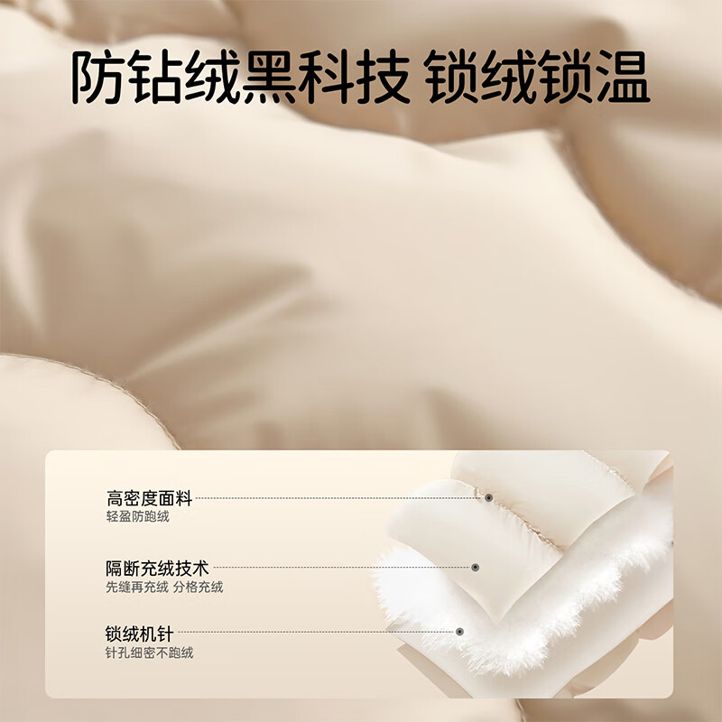 欧孕（OUYUN）宝宝羽绒裤外穿冬季新款男童女童儿童婴儿90白鸭绒裤子 象牙白 [90白鸭绒 A类标准] 90 [建议身高80cm-90cm]