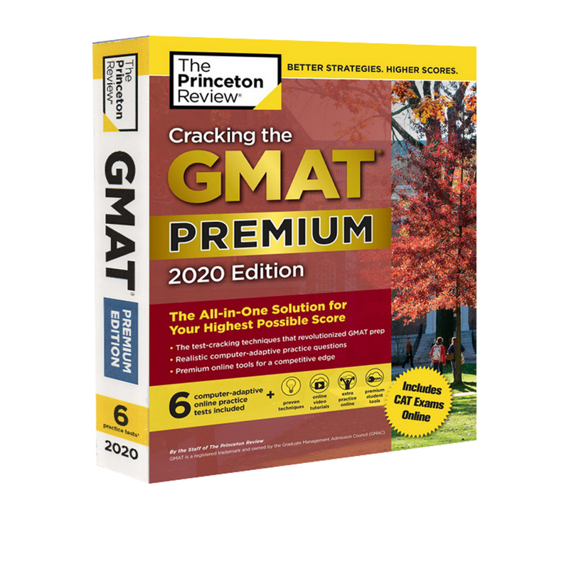 普林斯顿gmat考试新版白金版2020英文原版 cracking gmat premium