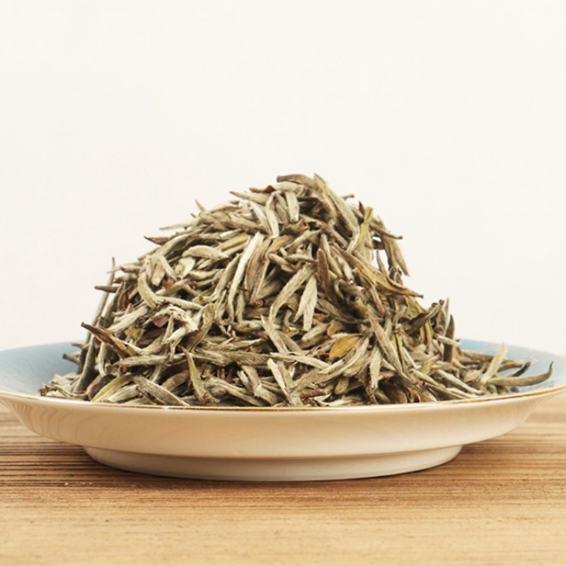 酒滋农 2013年福鼎荒野老白茶毫香蜜韵白毫银针散茶200g高档陶瓷罐