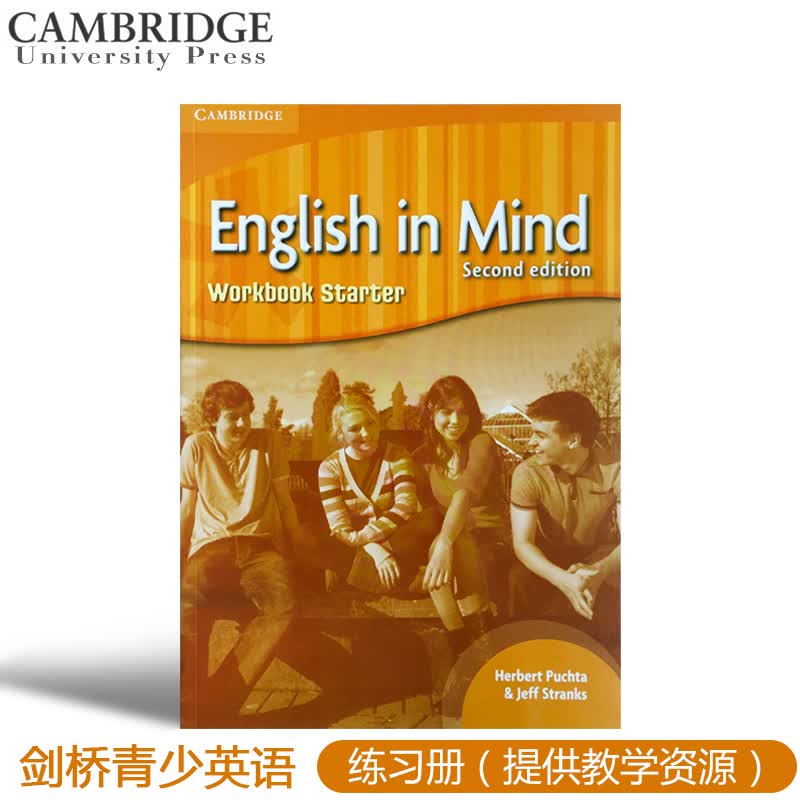 原版剑桥英语中学教材English in mind 第二版英版eim教材ket/pet考试官方青少版 starter/初级 单练习册