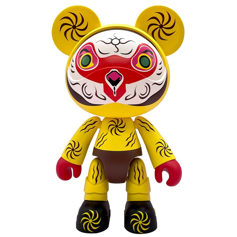 星际熊 新品国粹艺术脸谱创意手办办公室桌面摆放送礼公仔餐馆装饰