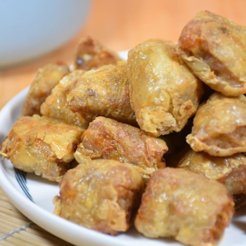 客满乐炸粿肉潮汕风味炸粿肉菜腐皮卷大排档油炸肉卷酒店餐厅油炸小吃
