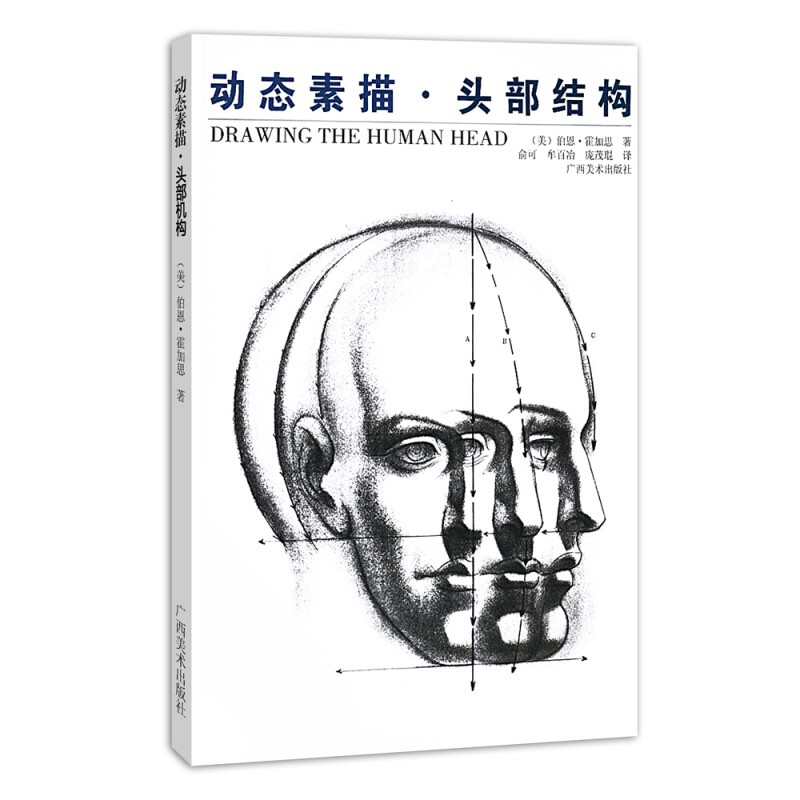 动态素描 头部结构 伯恩霍加思 人体结构造型手绘技法 描摹人物头像