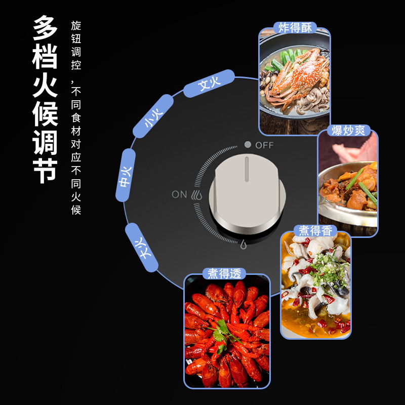 志高（CHIGO）燃气灶 天然气灶双灶家用4.8KW猛火灶具 台嵌两用猛火防爆钢化玻璃 JZT-T29