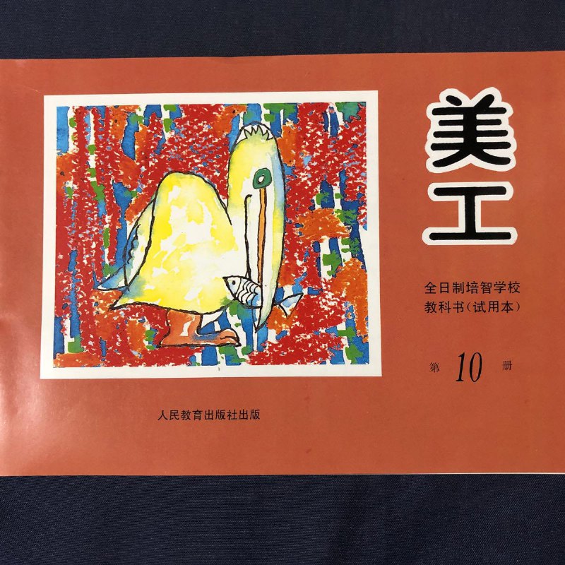 【正版旧书】全日制培智学校教科书(试用本) 美工 第10册 人民教育