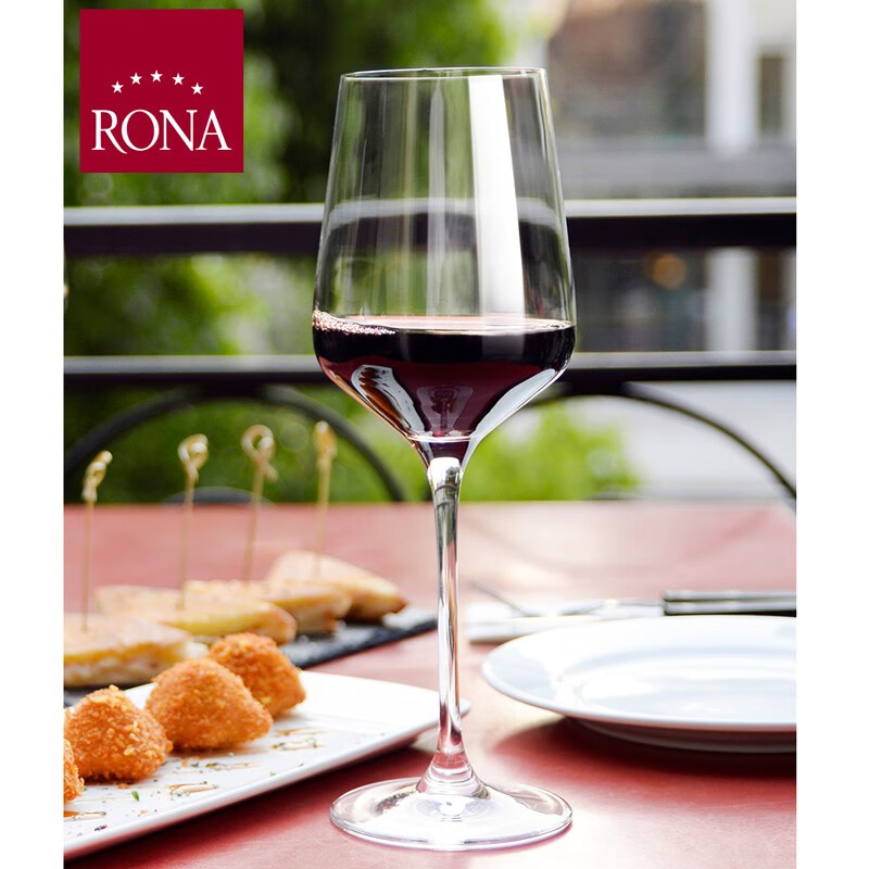 洛娜（RONA）洛娜歐洲原裝雪瑞斯瑪水晶玻璃葡波爾多香檳紅酒高腳杯萄酒杯 兩只價RONA白葡萄酒杯350ml