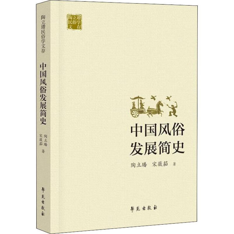 中国风俗发展简史 陶立璠,宋薇笳 书籍