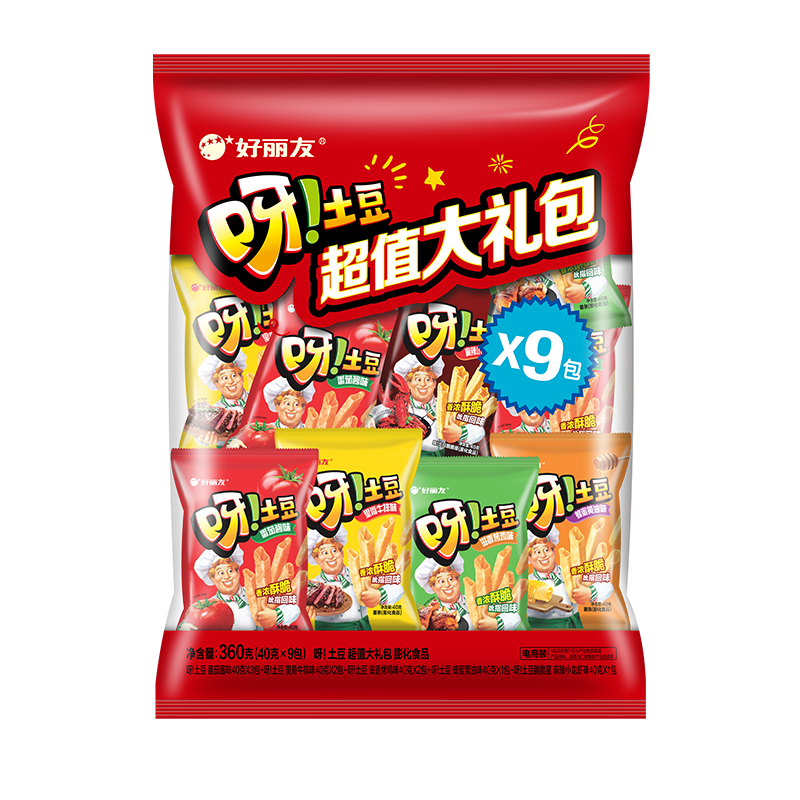 �����ѣ�ORION��ѽ������ʳ�����������ʳ������ʳƷ����칫��С��ʳ ���װ40g*9��