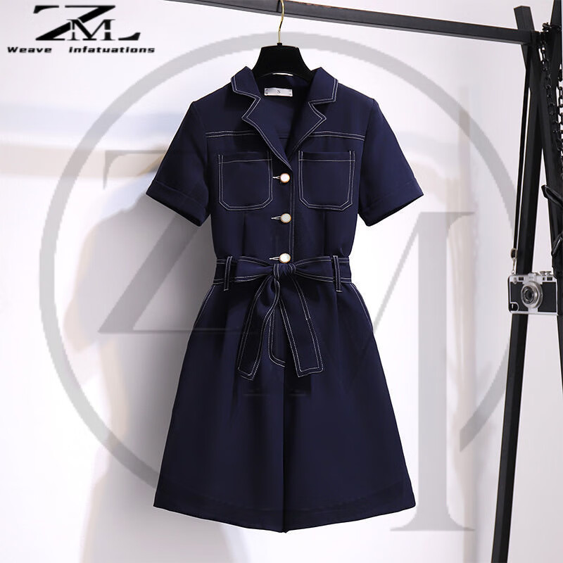 infatuations)女装2022新款夏季小个子修身阔腿连体衣感气质连体短裤