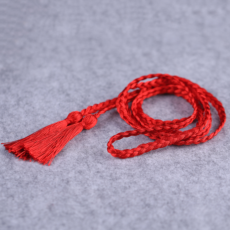 糖片片 古风发绳汉服流苏红头绳仙发带古装编发头饰绑手连衣裙腰带