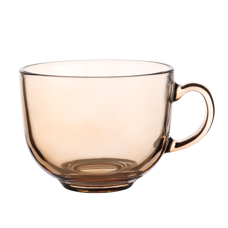 奢啡定制版咖啡杯 茶色玻璃杯350ml