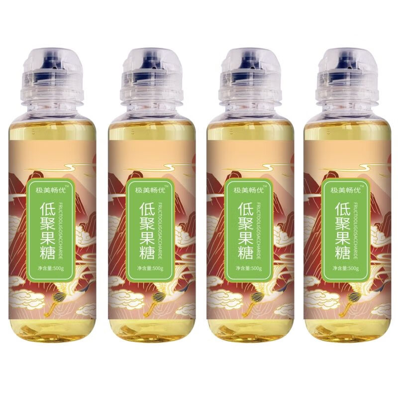 极美畅优高膳食纤维低聚果糖大瓶装500g单瓶富含水溶性膳食纤维 55