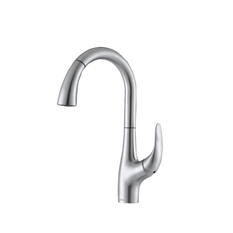 弗兰卡抽拉水龙头弗兰卡 厨房可旋转冷热抽拉水龙头ct994c铜水槽龙头