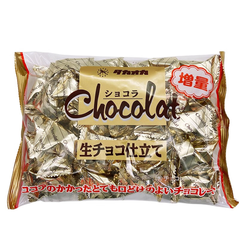 高冈日本原装进口现货 高岗生巧克力经典原味160g增量装草莓休闲零食 高岗生巧克力(原味180g)