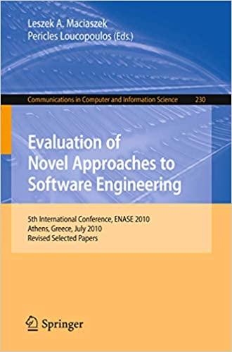预订Evaluation of Novel Approaches to Software Engin