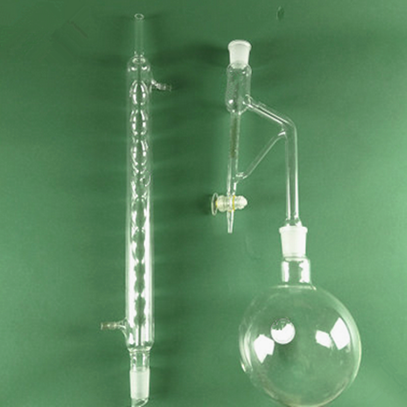 挥发油测定器 挥发油提取器 500ml 刻度5ml /24口 500ml 5ml 整套