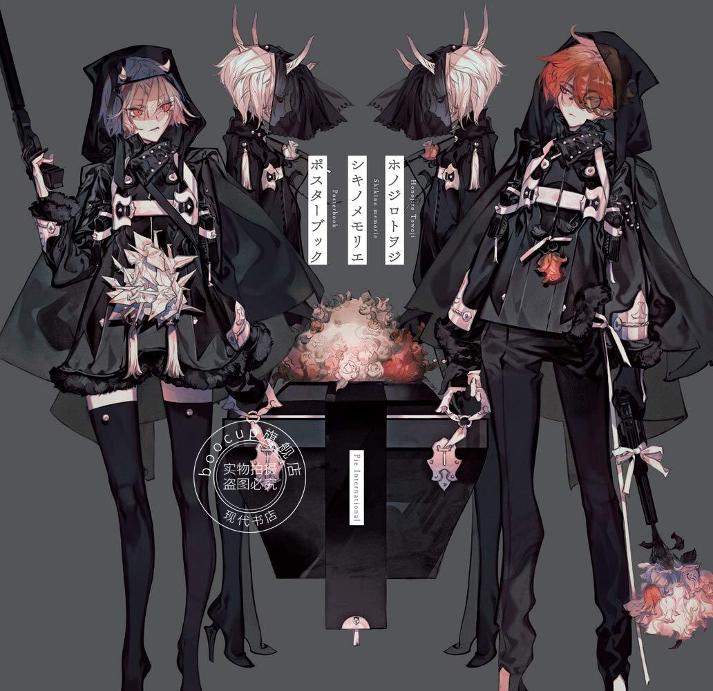 现货 进口日文 画集作品集 ホノジロトヲジ シキノメモリエ ポスターブック