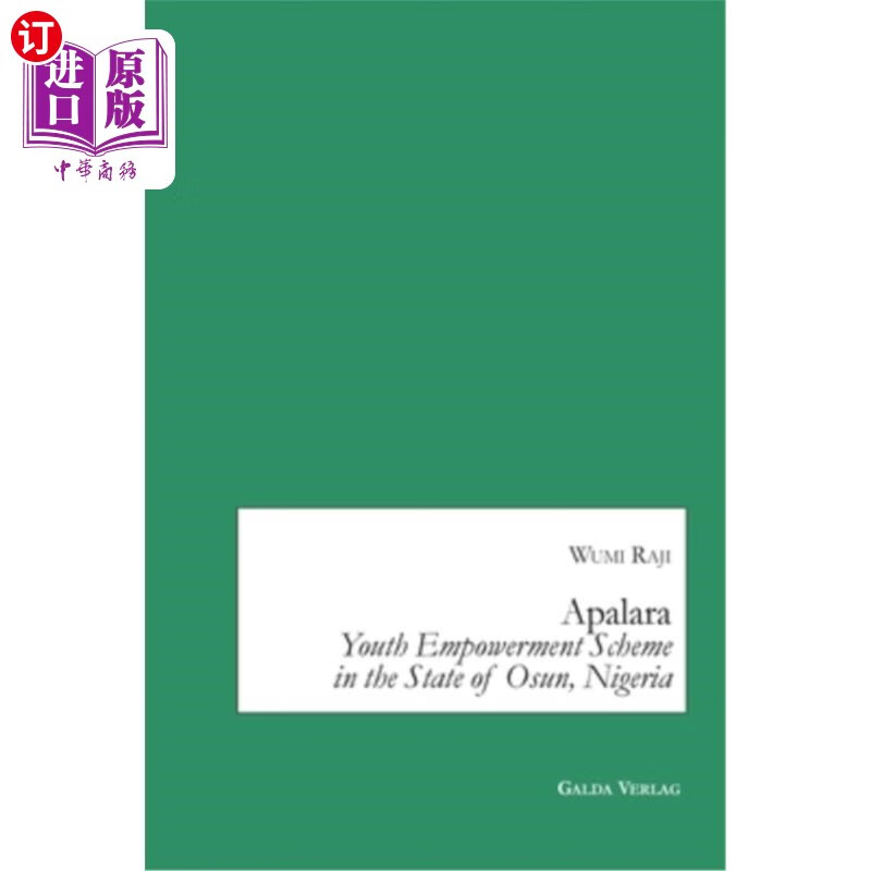 海外直订apalara: youth empowerment scheme in the state of osun