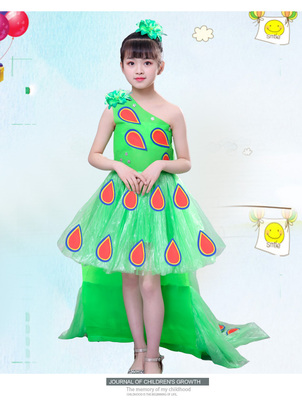 fmzxg 环保衣服走秀儿童新款环保演出服手工制作衣服亲子时装秀幼儿园