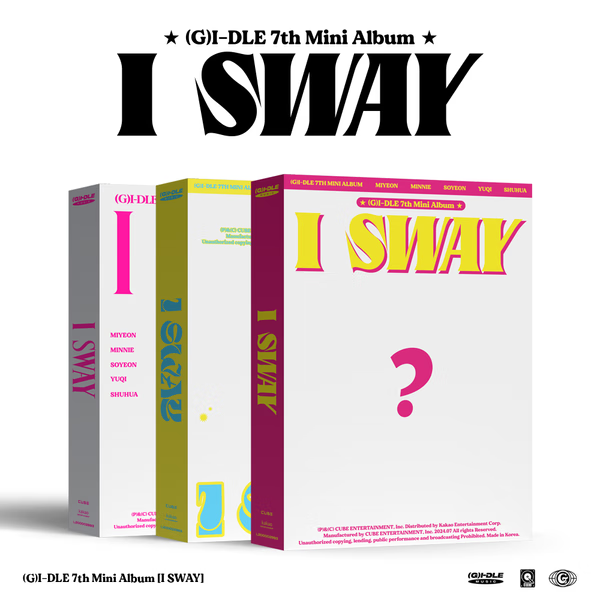 现货 (G)I-DLE 迷你7辑 I SWAY 女孩子们 g