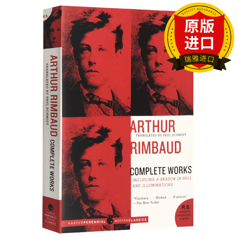 正版 兰波作品全集 英文原版诗歌散文集 arthur rimbaud complete