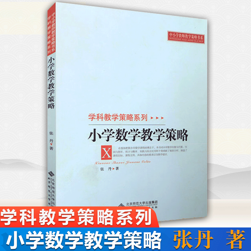 包邮 小学数学教学策略 张丹 学科教学策略系列 中小学教师教学策略书系 北京师范大学出版社
