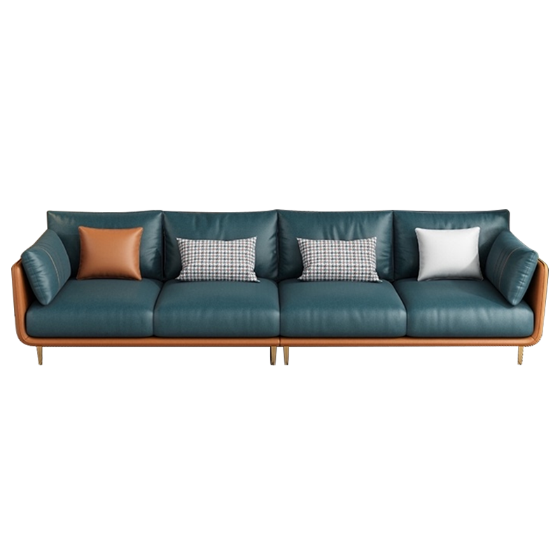 慕斯华庭意式极简轻奢科技布沙发直排北欧小户型客厅四人位简约现代 三人位【2.1米】