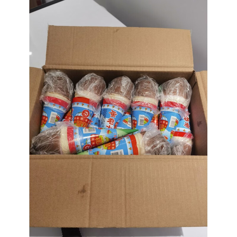 i32支蛋卷老式雪糕小时候890后冰淇淋冰棍大头甜筒小脆筒烤地瓜 大头