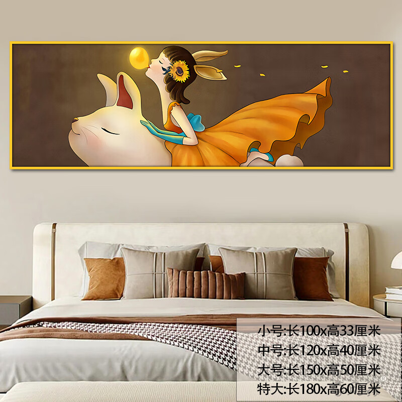 自粘贴画儿童卧室床头背景墙贴画房间装饰贴画墙贴 0620吹泡泡女孩 小