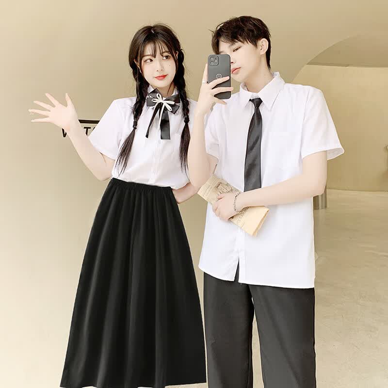 细熙学院风班服夏季校服初高中大学生制服套装女毕业照演出合唱服装秋