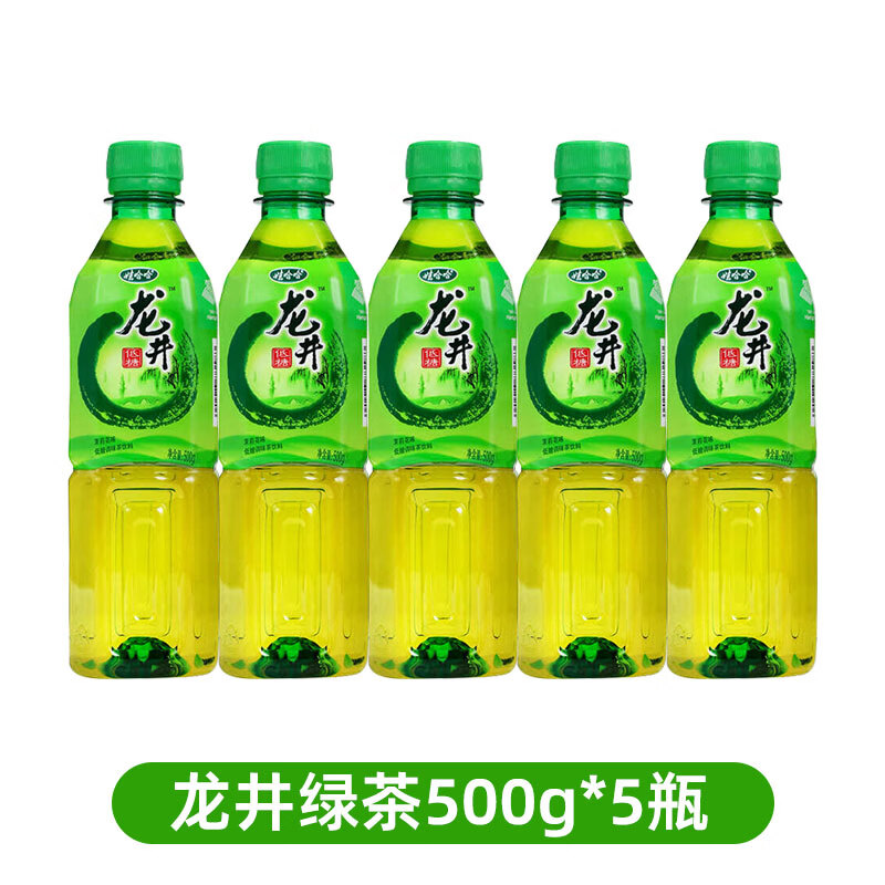娃哈哈【新日期】娃哈哈龙井绿茶500ml*16瓶绿茶饮料夏季解渴饮品