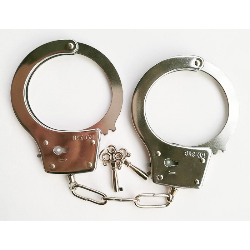 手铐警察角色扮演真  儿童玩具手铐道具 剧组演戏道具 儿童过家家