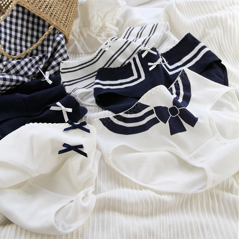 八爪蜘蛛日系少女内裤女jk风短裤夏季薄款透气中腰学生甜美棉裆三角裤