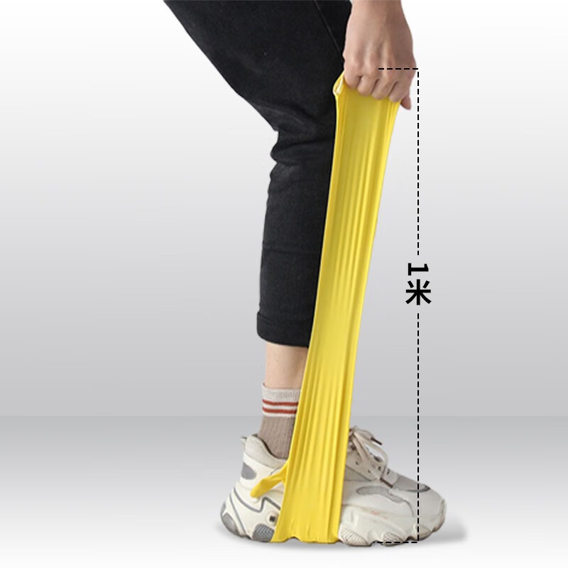 巧姨橡胶手套劳保工作耐磨耐用胶皮防水洗衣服洗碗女厨房家用 黄色加厚10双装 M(中码)