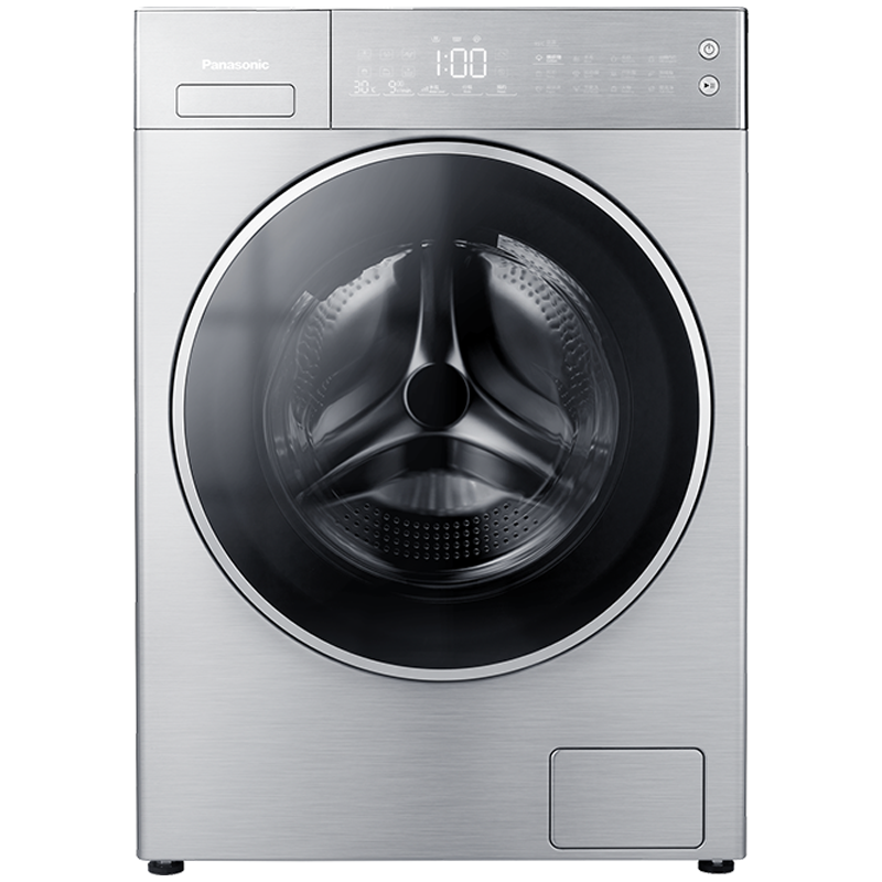 松下(Panasonic)滚筒洗衣机全自动10公斤 洗烘一体机家用变频节能 除螨除菌 BLDC电机 XQG100-LD165 以旧换新