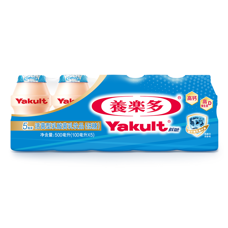 Yakult 养乐多 低糖 活菌型乳酸菌乳饮品 100ml*5瓶