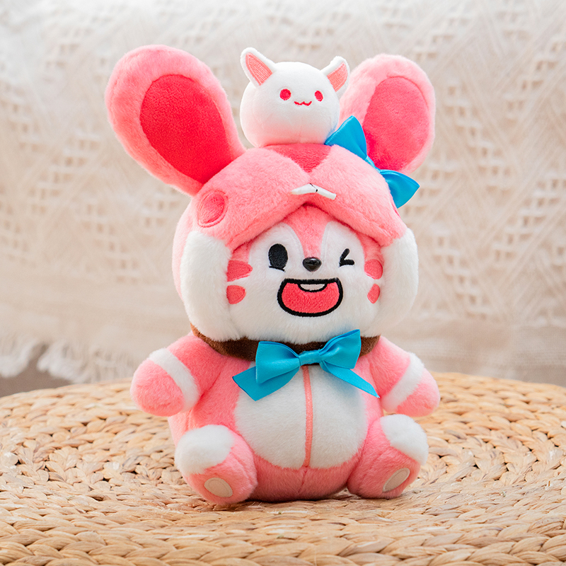 达娃 粉嘟嘟梦奇公仔梦琪毛绒玩具王者荣耀玩偶布娃娃鲲抱枕游戏周边