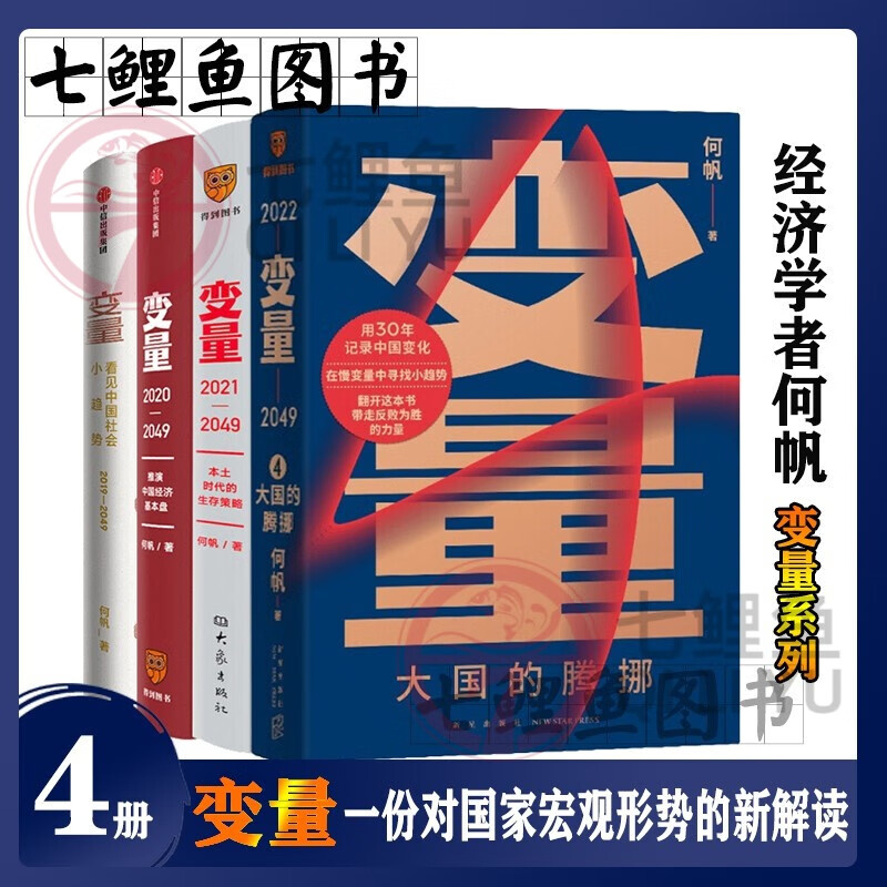 变量系列4册 变量1-2-3-4大国的腾挪新书2021何帆